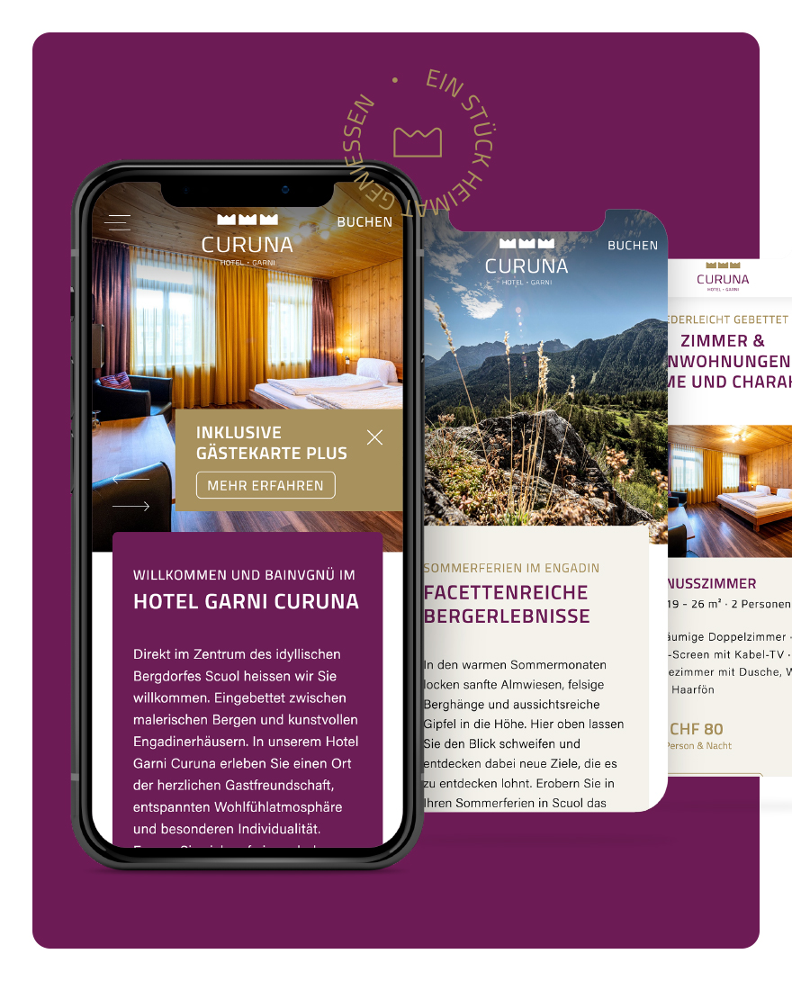 Hotel Garni Curuna - Individual Website
